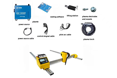 Máquina de corte por plasma y llama CNC, Portátil GC-2030